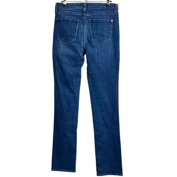 Spanx Slim X Straight Jeans Women’s 29 Dark Wash Stretch Sculpting Fit Denim - Picture 3 of 13